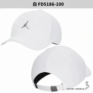 Nike 帽子 老帽 Jordan 金屬 黑/白/杏【運動世界】FD5186-010/100/203