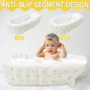 Toddler Bathtub with Air Pump Anti Slip Comfortable Mini Air Swimming Pool·