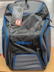 OGIO Hatch Backpack Laptop Heather Gray/Blu 18.5" x 12" x 8" Embroidered Logo