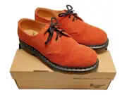 RARE!! Dr. Martens Men's AirWair 1461 Duchess Corduroy Rust Tan Size 10 UK9 EU43