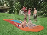 New Slip - N - Slide H2O GO 18ft Double Lane Water Slide - Damaged Packaging