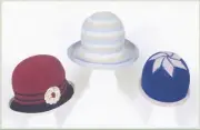 Dovetail Designs Crochet Pattern C1.3 3 Hats to Crochet Sun Hat, Star & Flower