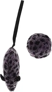 HAPINARY 1 Set Plush Cat Mouse Teasing Interactive Indoor Pet for Cats Soft and Unique Stimulate Hunting Instincts