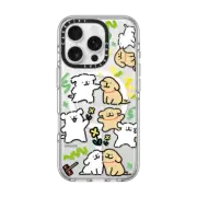 iPhone 16 Pro Clear Case MagSafe Compatible Maltese Coloured Ribbon Sticker Case