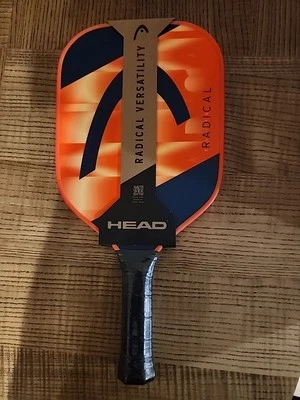 Head Radical Elite Pickleball Paddle Orange Blue 4 1 8-1