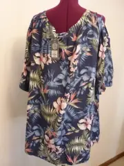 AUTOGRAPH LADIES COLD SHOULDER 3/4 SLEEVE TOP - SIZE 16 - NEW WITH TAGS