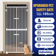 Extra Tall Safety Gate Pet Dog Cat Security Stair Barrier Fence Door Retractable