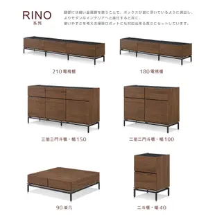 福利品|日本大丸家具｜專櫃展示品｜RINO里諾三抽三門斗櫃-幅150|原價62800特價39800|僅1組