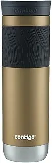 [Contigo] SnapSeal Insulated Stainless Steel Travel Mug with Grip, 24 oz., Chardonnay Transparent