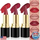 Kaely 3Pcs Gradient Matte Lip Liner Pencil and Lipstick Crayon Combo Set for