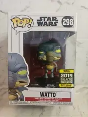 WATTO #298 Funko Pop Vinyl - Star Wars 2019 Convention FREE POP PROTECTOR