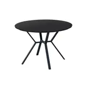 Modern Furniture TANI 110x75cm Round Dining Table - Black