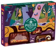 Mudpuppy - Forest Above & Below Double-Sided Puzzle 100pc