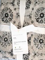NWT POTTERY BARN TESSA PATCHWORK QUILTED KING PILLOW SHAM 7277966