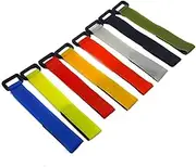 COHEALI 5pcs Reusable Hook and Loop Fasteners for Organizing and Securing Straps Durable Cinch Straps for Home Garage Office Truck and Boat Random Color Random Color