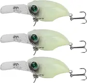 Fishing Lure, 3PCS Deep Diving Scrapper Lure Artificial Simulation Lifelike Bait Fishing Tackle