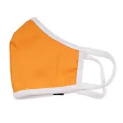 Marc Nelson Denim O/W4PCMN20 Reusable Face Mask w/ Ear Loops, Orange - Pack 100