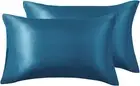 2 Pillow Cases Set of Silky Smooth Envelope Closure Standard Queen King