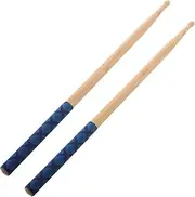 GLSTOY 1 Pair Solid Wooden Drumsticks with Slip Grip for Snare Drumsticks for Beginners Durable Rhythm Sticks for Young Musicians for Drum Kits