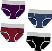 [Holibanna] High Waist Panties Underpants Ladies Underwear Ladies Briefs -Waist Underwear Hipster Panty Underwear Stretch Underwears Breathable Underwear Cotton