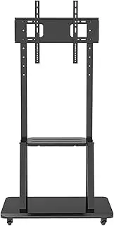 Rolling TV Stand, Mobile TV Cart, Mobile Floor-Standing TV Cart Rack Bracket, Suitable for 32-70, 75-110 Inch TV Flat Panel Weighing Up to 300kg(