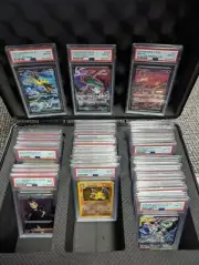 5 PSA CGC Graded Pokemon Card Slab Lot One Guaranteed 10 Grade $500 Value