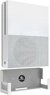 Monzlteck Wall Mount for Xbox One S，All Metal Vertical Hanging On Wall with Power Botton Left/Right,Wall Shelf Bracket for Xbox 1S