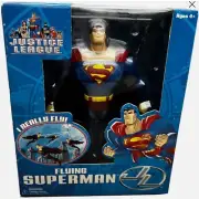 Superman Action Flying DC Justice League Man of Steel Sealed Vintage (2003)