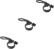 2pcs Seat Post Clamp for Folding Bikes Easy to Install Durable Bike Seat Tube Fixator Stable Design for Road and Casual Cycling Finish