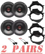 4)JBL Club620F 6.5" Front & Rear Speakers for 2007-2013 Chevy Silverado 1500