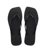 HAVAIANAS SLIM SQUARE 哈瓦仕 女生 黑色 方形 拖鞋 夾腳拖 4148301-0090W