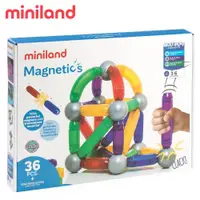 在飛比找ETMall東森購物網優惠-【西班牙Miniland】12cm磁力棒36件組