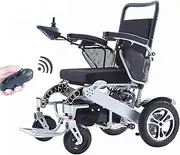 Electric wheelchair,250W dual motor, With remote automatic folding functionfolding electric wheelchais Suitable for elderly disabled cruising range 12,42 (in) Maximum load: 330 (lb)(A)