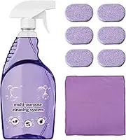 Drclean Spray Oven Cleaner, Dr Clean Spray Cleaner for Ovens, All-Purpose Cleaners for Home, Kitchen, Bathroom, Multi-Surface Cleaners with Concentrated Cleaning Tablets (1 Bottle+6 Cleaner Tablets)