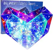Lantern Night Light Kids Craft Kits - Unique Gifts for Tweens and Teens 8-12 Years Old - Arts and Crafts Build Your Own 3D Star (Love)