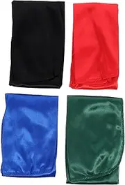 [BIUDECO] 4pcs Men's Headscarf Silk Durag for Men Hip-hop Hat Sweat Rag for Head Hats for Women Fashionable Skull Cap Cooling Caps Long Tail Do Rag Bandana Head Elastic Thickened Polyester