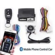 Car Keyless Entry Engine Start Alarm System Push Button Remote Start/Stop Lock (for: Fiat)