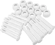 Effortless Pool Cleaning 12-in-1 Locking Pin Kit for Skimmer Nets Brush Handles Leaf Rakes and Pool Attachments