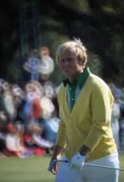 Jack Nicklaus during Thursday play at Augusta National. Augu - 1973 Old Photo