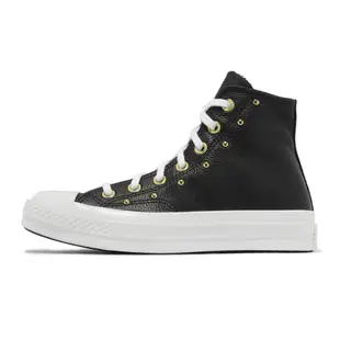 Converse 休閒鞋 Chuck 70 HI 黑 白 金 女鞋 皮革 鉚釘 1970 高筒 帆布鞋 A06809C