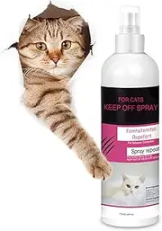 Pakimi Cat Deterrent No Scratch Spray, 6.2 OZ Cat Repellent for Chewing Indoor, Kitten Training Spray to Protect Furniture, Curtain, Curtain