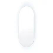 TOOLKISS LED Wall Mirror Oval Anti-Fog Bathroom 45x100cm