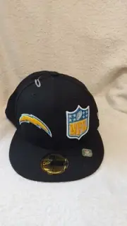 New Era 59FIFTY San Diego Chargers Sideline On Field Dual Logo Fitted Hat 7 1/2