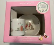 Wedgwood Beatrix Potter Peter Rabbit Nursery Set ~ Mug & Bowl ~ NIB ~ Easter