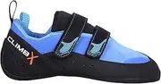 [Climb X] Rave Strap Climbing Shoe 2018 (8, Blue)