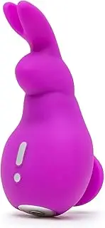 Lovehoney Happy Rabbit Mini Ears Clitoral Vibrator - Small Clitoral Rabbit Vibrator for Women - Thick Flexible Rabbit Ears - Rechargeable & Waterproof - Pink