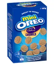 2 x Oreo Caramilk Mini Cookies Biscuits Box 157g
