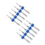 1/8" Shank 0.9mm Tungsten Carbide CNC Precision Micro PCB Drill Bits 10-Pieces
