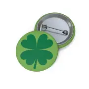 Pin Button "Four Leaf Clover" Custom Pin Buttons