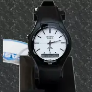Casio AW-90H-7EV White Analog Digital Watch 50m Water Resistant Resin New